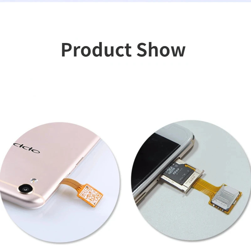 Ikki SIM Micro SD kengaytma karta adapteri Amaliy universal TF gibrid SIM uyasi kengaytiruvchi Nano Cato Android telefon kartasini almashtirish