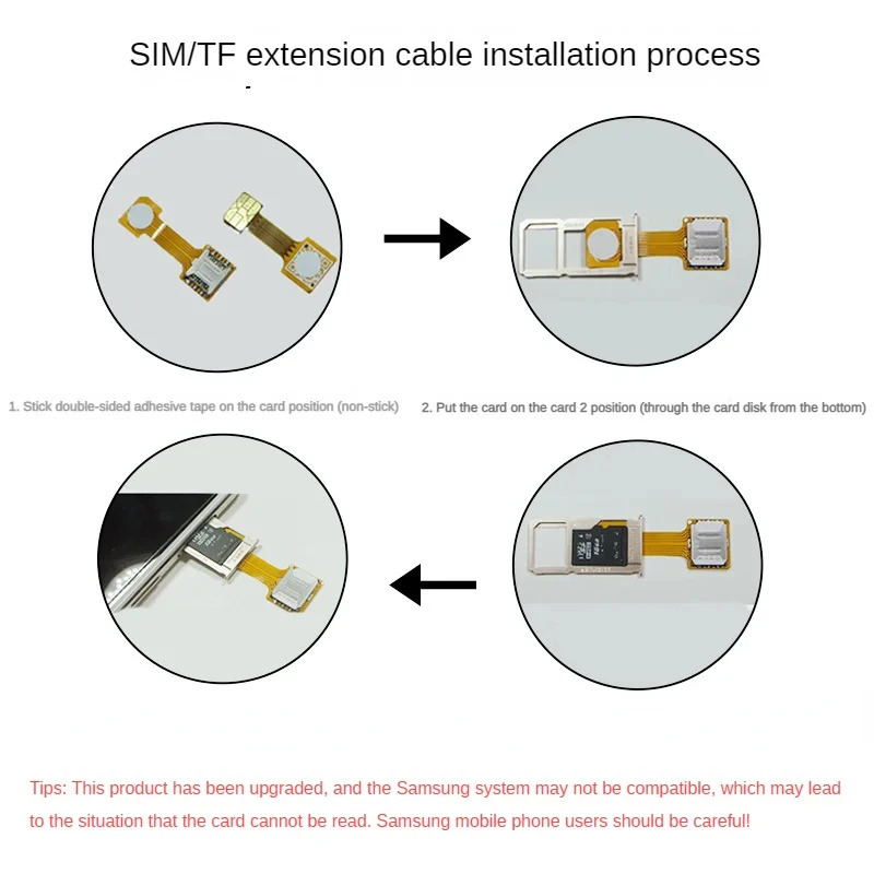 Ikki SIM Micro SD kengaytma karta adapteri Amaliy universal TF gibrid SIM uyasi kengaytiruvchi Nano Cato Android telefon kartasini almashtirish