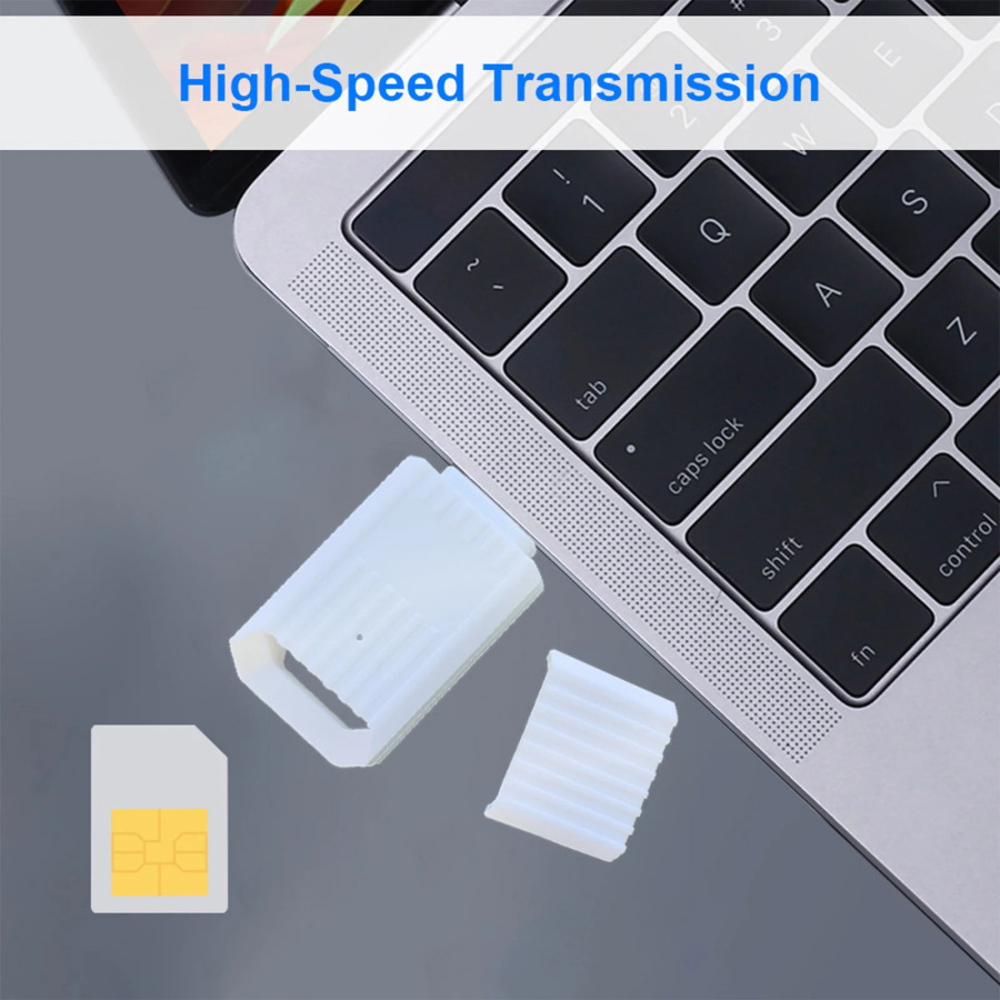 USB-адаптер для чтения ESIM-карт Easypay, Plug and Play, легкий и компактный, для Android, Windows, Mac OS, MacBook, компьютеров и ПК