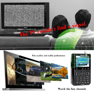 SATLINK WS-6906 3,5 dyuymli portativ LCD yuqori aniqlikdagi sunʻiy yoʻldosh topuvchisi displey maʻlumotlarining raqamli sunʻiy yoʻldosh signal oʻlchagichi