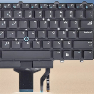 Dell Latitude E5450 E5470 5480 5490 5491 7480 7490 E7450 E7470 uchun TrackPoint bilan yangi AQSh inglizcha klaviaturasi