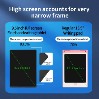 9,5 dyuymli LCD displeyli ikki tomonlama ultra yupqa chizilgan planshet