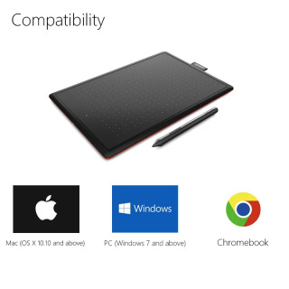 Chizma, chizish va oʻyin uchun Wacom CTL-472 raqamli grafik plansheti OSU 2048 darajasidagi planshetni qoʻllab-quvvatlash Android/Windows/Mac OS