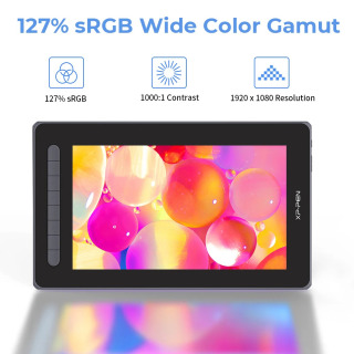 Графический планшет XPPen Artist 12 2nd Gen, планшет 12 дюймов, X3 Stylus с 8192 уровнями и наклоном 60 градусов, планшет для ри