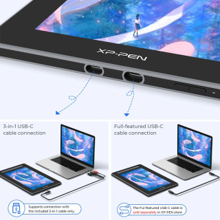 Графический планшет XPPen Artist 12 2nd Gen, планшет 12 дюймов, X3 Stylus с 8192 уровнями и наклоном 60 градусов, планшет для ри