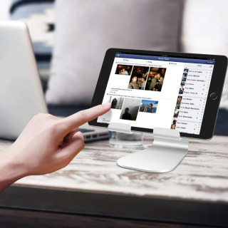 Подставка для планшета, регулируемая, алюминиевая, 4-13 дюймов, для iPad 9,7, 10,5, 12,9, Kindle,Nexus