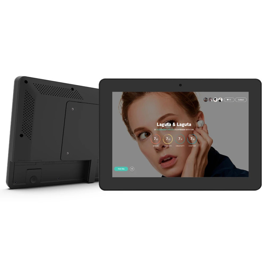 10-дюймовый PoE промышленный Планшет настенный Android 11, wIfi, RJ45, BT, VESA, индивидуальный Кронштейн-лучший планшет для промышленного использования