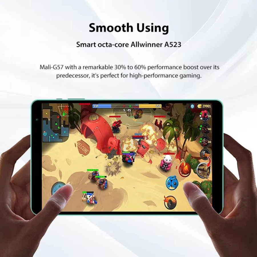 Teclast P85T Планшетный ПК 8 дюймов 1280*800 IPS/Android 14/4 ГБ ОЗУ/64 ГБ ПЗУ/Allwinner A523 8-ядерный/Mali-G57 GPU/5000 мАч/WiFi6 + BT5.2