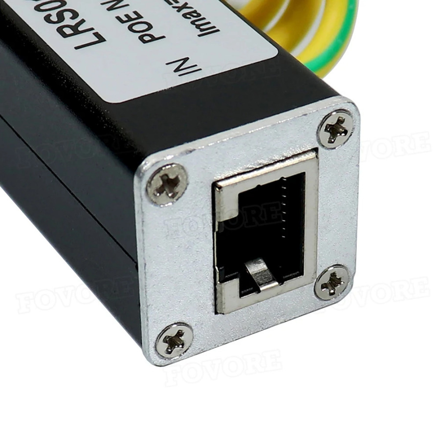 Сетевой фильтр 10KA с питанием по Ethernet для вспышки, устройство для защиты от перенапряжения RJ45, гигабитное устройство Ethernet