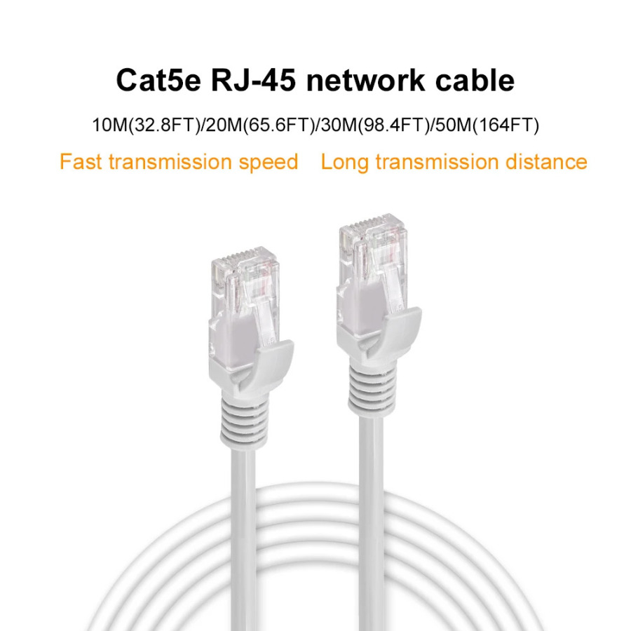 Сетевой Ethernet-Кабель CAT5E, 100 м, 50 м, 30 м, 20 м, 10 м, 5 м