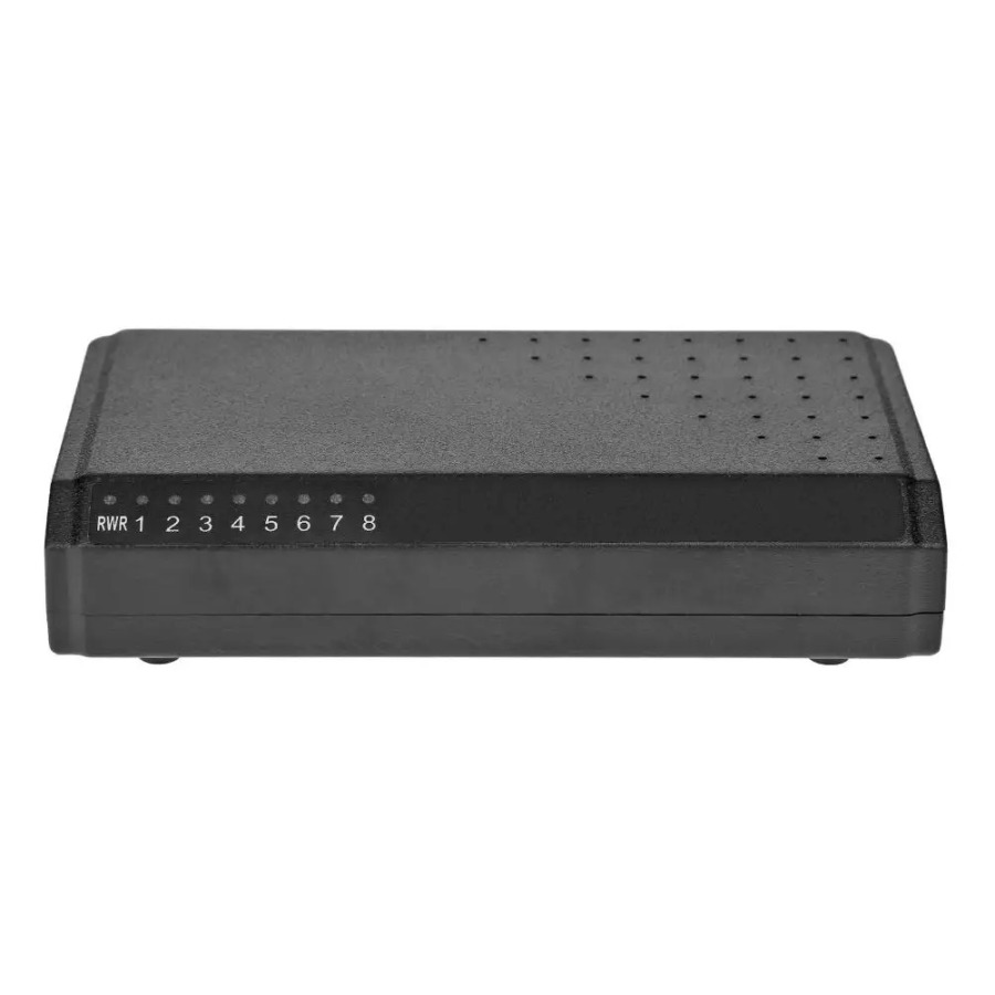 Quvvat adapterisiz Ethernet orqali quvvat olish uchun 8 portli PoE injektori (6+2), uy tarmogʻi aksessuarlari