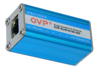 Модуль блока контроля сети 100M Гигабитный сетевой изолятор сигнала OVP-RJ45-E100-ISO