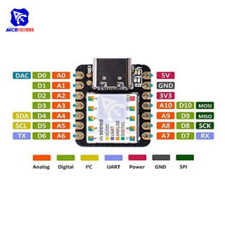diymore Seeeduino XIAO SAMD21G18 mikrokontroller ishlab chiqish platasi Arduino IDE uchun Type-C interfeysi