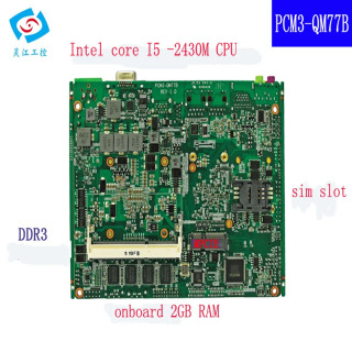 Intel Core I5-2520M CPU anakarti 2 LAN sanoat mini anakarti 6xCOM 6xUSB GPIO