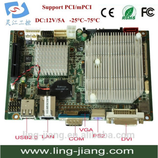 Промышленная материнская плата 3,5 дюйма SBC с Intel ®   Atom CPU N270 2 * SATA 1 * Основная плата CF