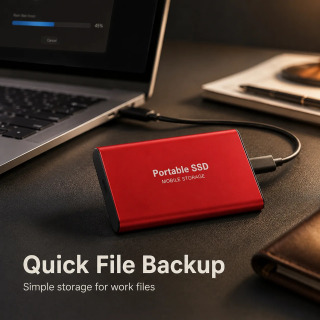 Внешний портативный SSD-накопитель Type-C для домашнего офиса и ПК