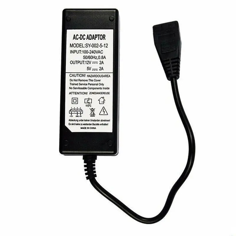 Адаптер питания IDE/SATA, 12 В/5 В, 2,5 А, жесткий диск Sata/HDD/CD-ROM, компоненты компьютера постоянного и переменного тока, аксессуары для быстрой логистики
