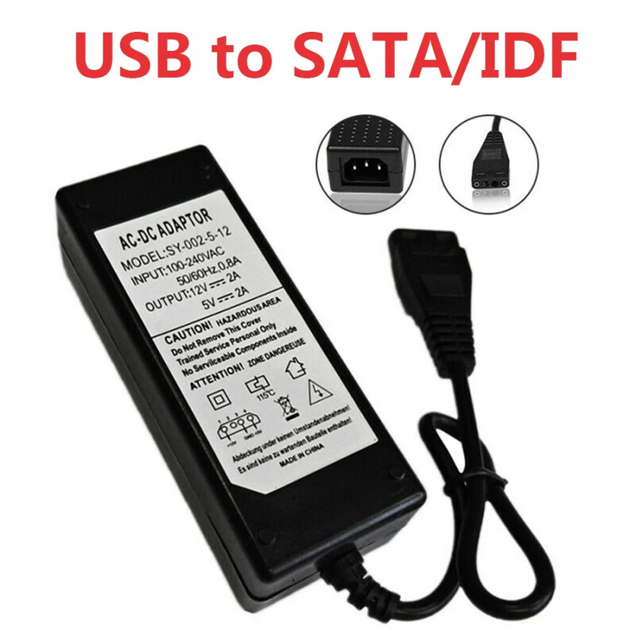 Адаптер питания IDE/SATA, 12 В/5 В, 2,5 А, жесткий диск Sata/HDD/CD-ROM, компоненты компьютера постоянного и переменного тока, аксессуары для быстрой логистики