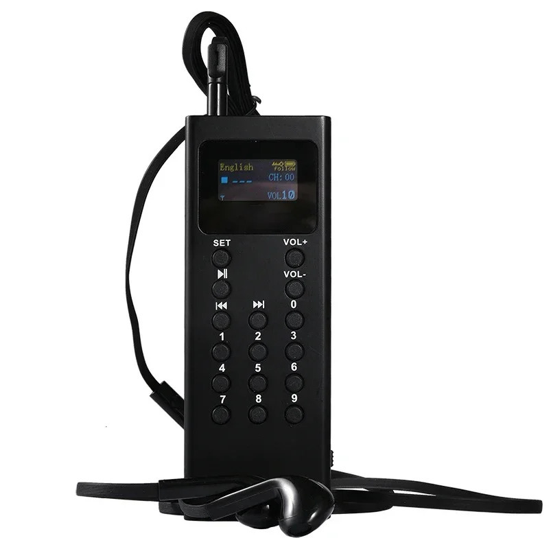 Muzey koʻrgazmasi uchun audio qoʻllanma tizimi Turizm Manzarali joy sayyohlik agentligi Audio qoʻllanma MP3 pleer toʻplami 16GB qurilma 43 ta til