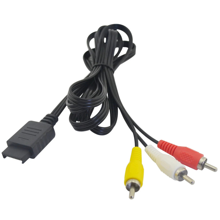 1,8 м Аудио Видео кабель для PlayStation 1 для PS 1 Аудио Видео AV провод 3 RCA ТВ адаптер кабель линейный кабель