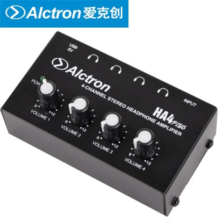 4-канальный стерео мини-усилитель для наушников Alctron HA4plus с USB-интерфейсом