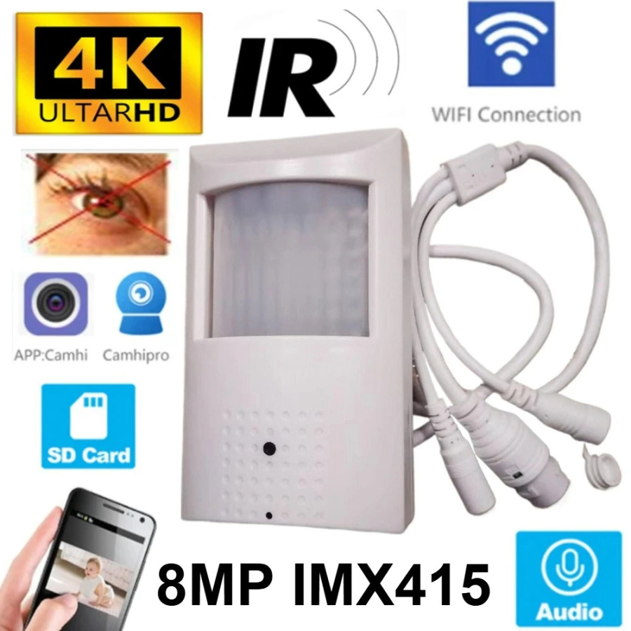 4K PIR-камера 5 МП, Wi-Fi, POE, IP-камера ночного видения для помещений, ИК-подсветка 940 нм, система видеонаблюдения CCTV, камера видеонаблюдения Camhi