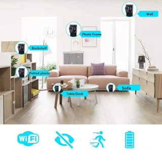 Mini kamera DIY portativ kuzatuv kameralari Wifi 4K mikro video kamera P2P simsiz veb-kamera DVR uy xavfsizlik enaga kamerasi