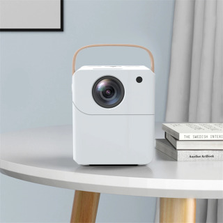 Portativ aqlli proyektor 4K mini uy kinoteatri Android tashqi WiFi Bluetooth LED video oʻyin telefoni kino karnay зеленый