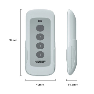 Смарт-переключатель Tuya ZigBee, портативное устройство с 4 клавишами, для автоматизации умного дома, с поддержкой Alexa и Google Home