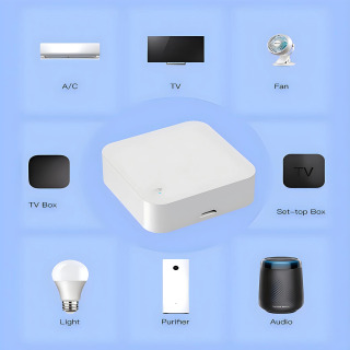 Tuya умный дом Wi-Fi + Zigbee + Bluetooth многомодовый шлюз-концентратор с ИК-пультом дистанционного управления голосовым управлением умная автоматизация сцен DIY обучение