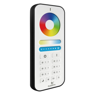 G LED OPTO Smart Home 2.4G RGBCCT 6 zonali guruh boshqaruvi RF masofadan boshqarish pulti Pro Series RGBCCT Control bilan ishlash; Lampochka bilan LED chiroq