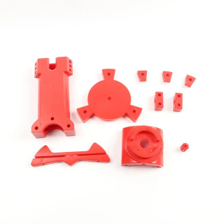 HE3D 3D skaner DIY toʻplami qizil inʻektsiyali plastik lazerli veb-kamera C270 Reprap 3D skaner 3D printer uchun ochiq manba