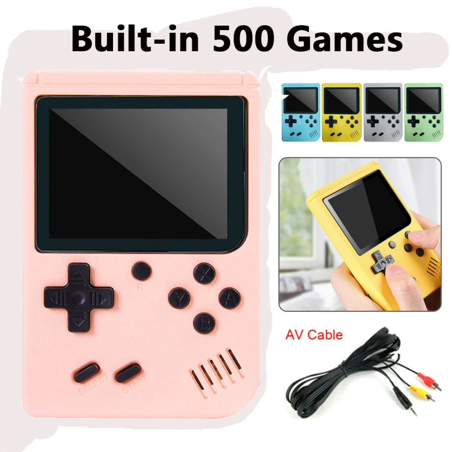 Встроенная 500+ классических игр, 5-дюймовая аркадная ретро-консоль, игровая консоль для игрового мальчика, эмулятор, ТВ, видеоигры, портативный игровой плеер