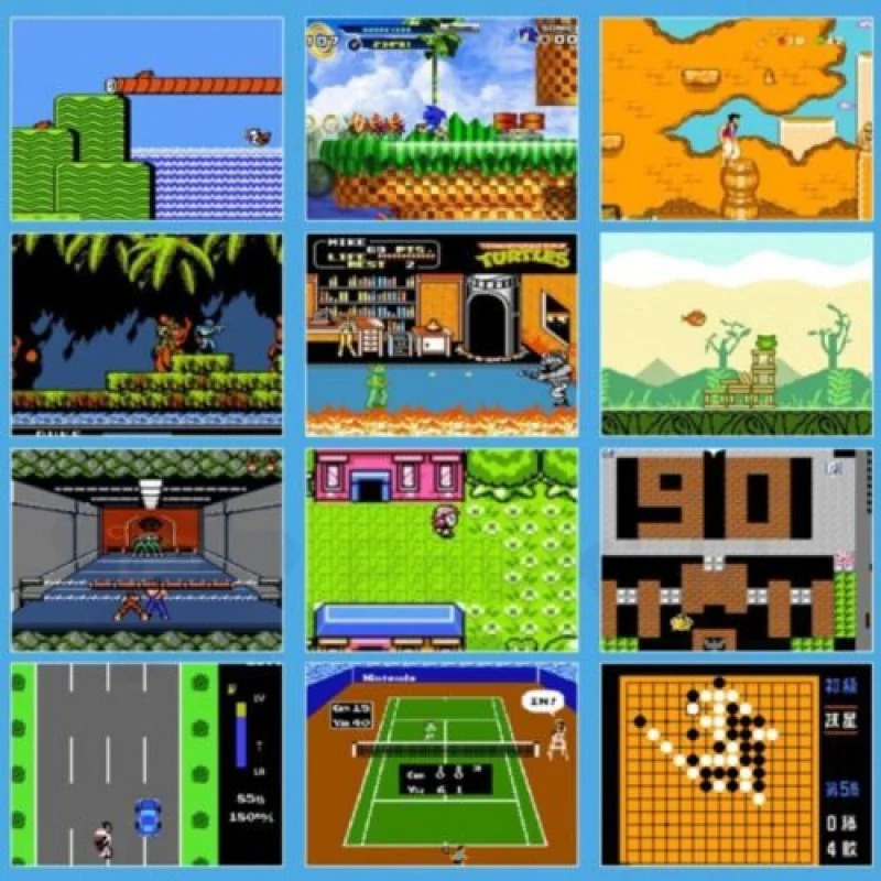 Встроенная 500+ классических игр, 5-дюймовая аркадная ретро-консоль, игровая консоль для игрового мальчика, эмулятор, ТВ, видеоигры, портативный игровой плеер
