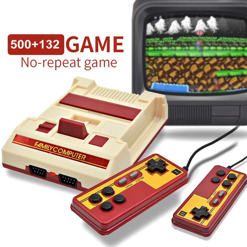 Игровая мини-консоль 8 бит, 632 классических игр