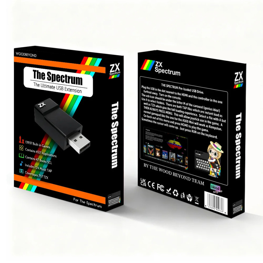 Новый ультимативный набор для консолей Spectrum: 13000 игр на портативном USB-накопителе, ретро-видеоигры для Spectrum