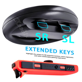 Nintendo Switch aksessuarlari toʻplami Joycon poyga gʻildiragi tutqichlari Nintendo Switch uchun Joy con Nintendo Switch geympad uchun qopqoqlar