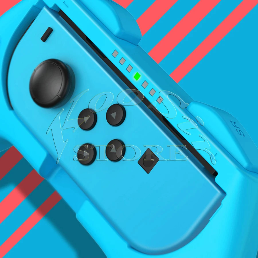 Nintendo Switch aksessuarlari toʻplami Joycon poyga gʻildiragi tutqichlari Nintendo Switch uchun Joy con Nintendo Switch geympad uchun qopqoqlar