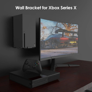 Настенный кронштейн игрового хоста для Xbox Series X, аксессуары для игровых развлечений, металлический держатель консоли, подставка для Xbox Series