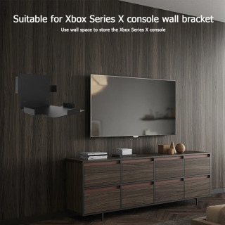 Настенный кронштейн игрового хоста для Xbox Series X, аксессуары для игровых развлечений, металлический держатель консоли, подставка для Xbox Series