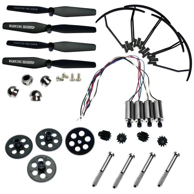 VISUO XS816 XS809W XS809HW XS809 XS809S RC Quadcopter Запасные части для дрона Пропеллер Винты Лопасти Защитный двигатель Аксессуары для Geas