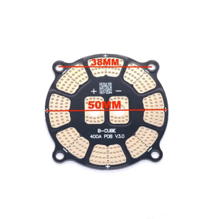 Плата распределения питания B-CUBE PDB V3.0 400A 7oz Copper XT60 с 8 выходами ESC 50 мм для квадрокоптеров, октокоптеров и аксессуаров для радиоуправляемых дронов