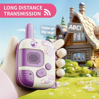 Bolalar uchun Walkie Talkies toza ovozli simsiz interkom oʻyinchoqlari yopiq ochiq lager yurishlari uchun bolalar uchun ideal sovgʻa
