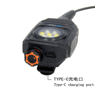 Плечевой микрофон для рации, подходит для Sennheix 8800 8600 Quansheng UV-K5 UV-K6, двусторонний радиомикрофон K-типа