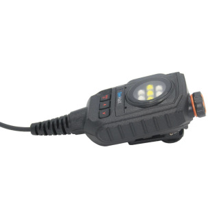 Плечевой микрофон для рации, подходит для Sennheix 8800 8600 Quansheng UV-K5 UV-K6, двусторонний радиомикрофон K-типа