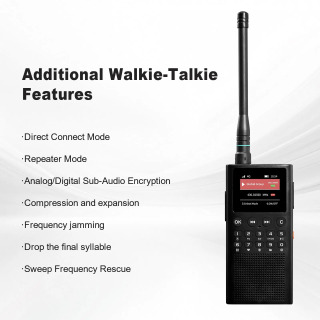 Choyong WT2 uzoq masofali koʻp funksiyali professional Walkie Talkie portativ ikki tomonlama global aloqa uchun radio