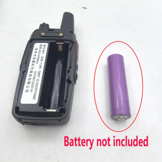 Smart Walkie Talkie 18650, 400–480 MGts, Frequentie kan 24, 3000 również dasturiy taʻminot (batareya kiritilmagan)
