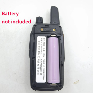 Smart Walkie Talkie 18650, 400–480 MGts, Frequentie kan 24, 3000 również dasturiy taʻminot (batareya kiritilmagan)