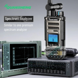 Quansheng TK11(8) Walkie Talkie 10W 3000mAh katta sigʻimli spektr analizatori Magic Voice NOAA Type-C zaryadlovchi moslashtirilgan tasvir yuklash