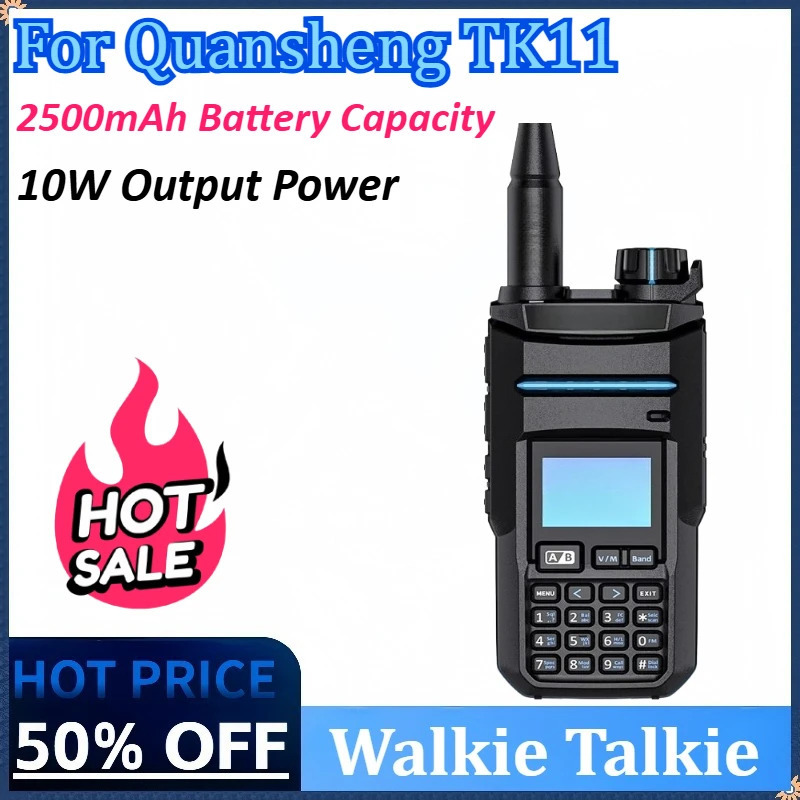 Рация для Quansheng TK11 10W HF VHF UHF USB AM FM LSB CW 27MHz CB LW MW SW SSB Анализатор спектра MagicVoice Двустороннее радио
